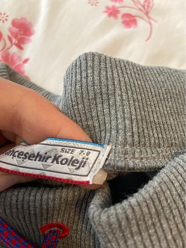 8 Yaş Beden gri Renk Bahçeşehir koleji şort
