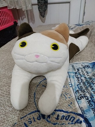 miniso kedi yastık - pelus oyuncak