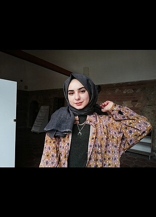 Taşlanmış pamuk şal