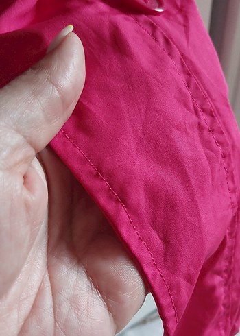 38 Beden pembe Renk Pembe Düğmeli S/M beden rüzgarlik