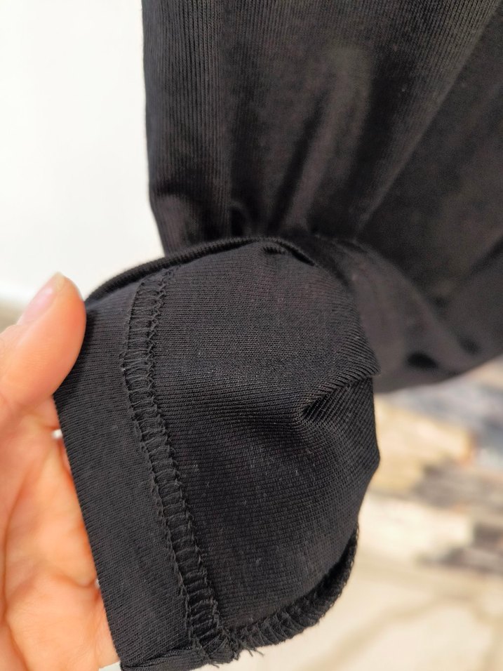 Zara Siyah İncili Pamuklu Kadın Bluz - Görsel 5