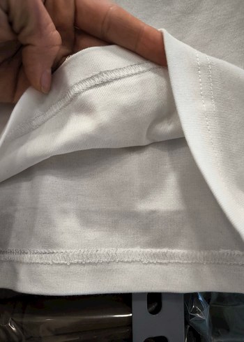 Zara Inci Detaylı Kısa Kollu Beyaz Bluz - Görsel 4