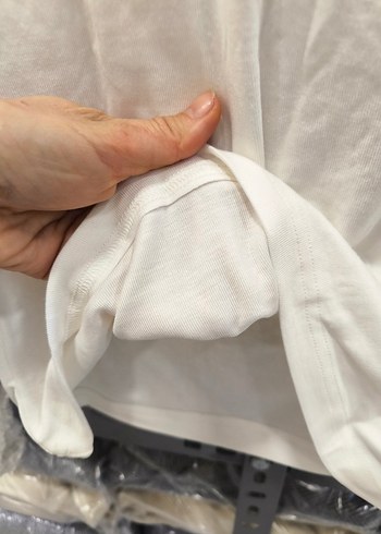 Zara Dantel Kol Detaylı Bohem Beyaz Bluz - Görsel 7