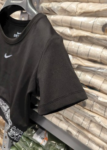 Nike Siyah Kısa Crop Top - Görsel 4