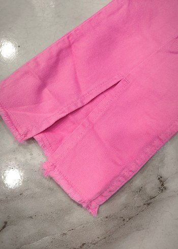 Pembe Regular Fit Kadın Kumaş Pantolon - Görsel 4