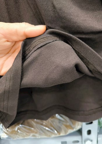 Zara Dantelli Degale Yaka Kahverengi Uzun Kollu Kadın Bluz - Görsel 5