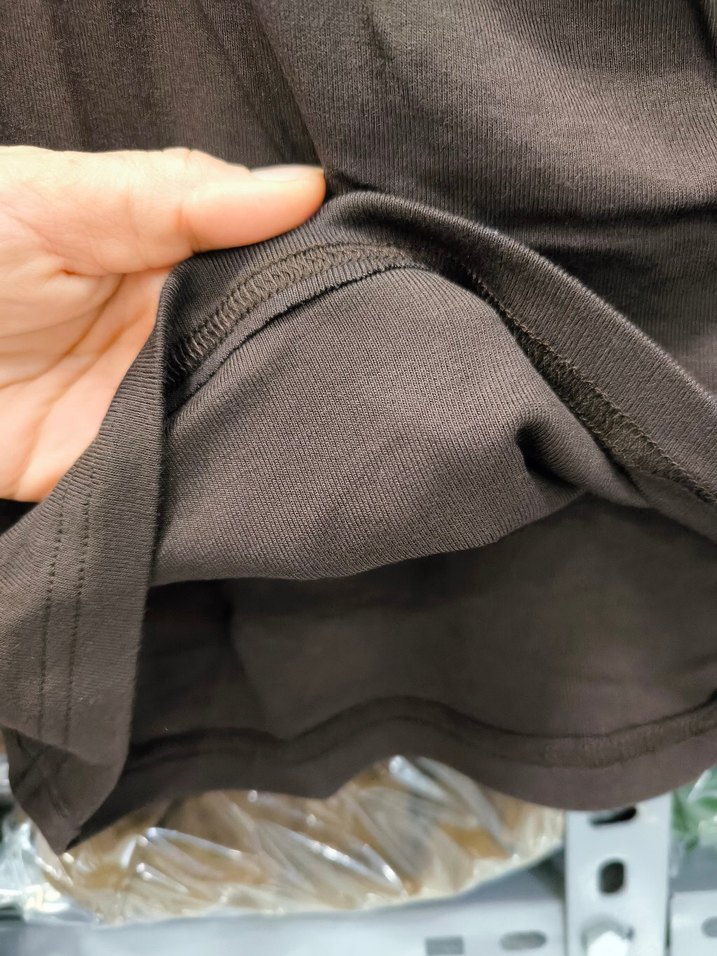 Zara Dantelli Degale Yaka Kahverengi Uzun Kollu Kadın Bluz - Görsel 5