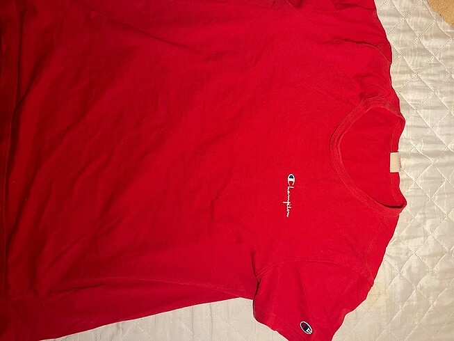 Champion kırmızı t shirt