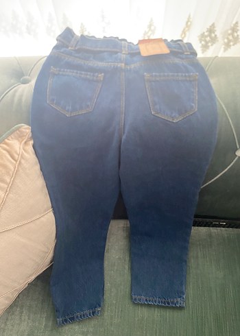 7 Yaş Beden mavi Renk Lc waikiki kız çocuk beli lastlikli jean pantolon