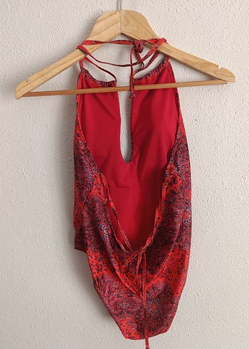 DeFacto Markalı Kırmızı Bohem Drapeli Mini Mayo - Görsel 2