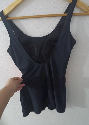 Çizgili Mini Kadın Spor Mayo - Görsel 3