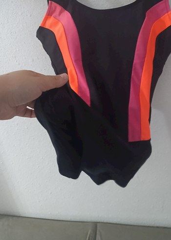 Çizgili Mini Kadın Spor Mayo - Görsel 2