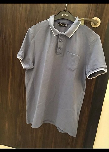 Cazador marka  Düğmeli İndigo mavisi Erkek Polo Tişört - Görsel 7