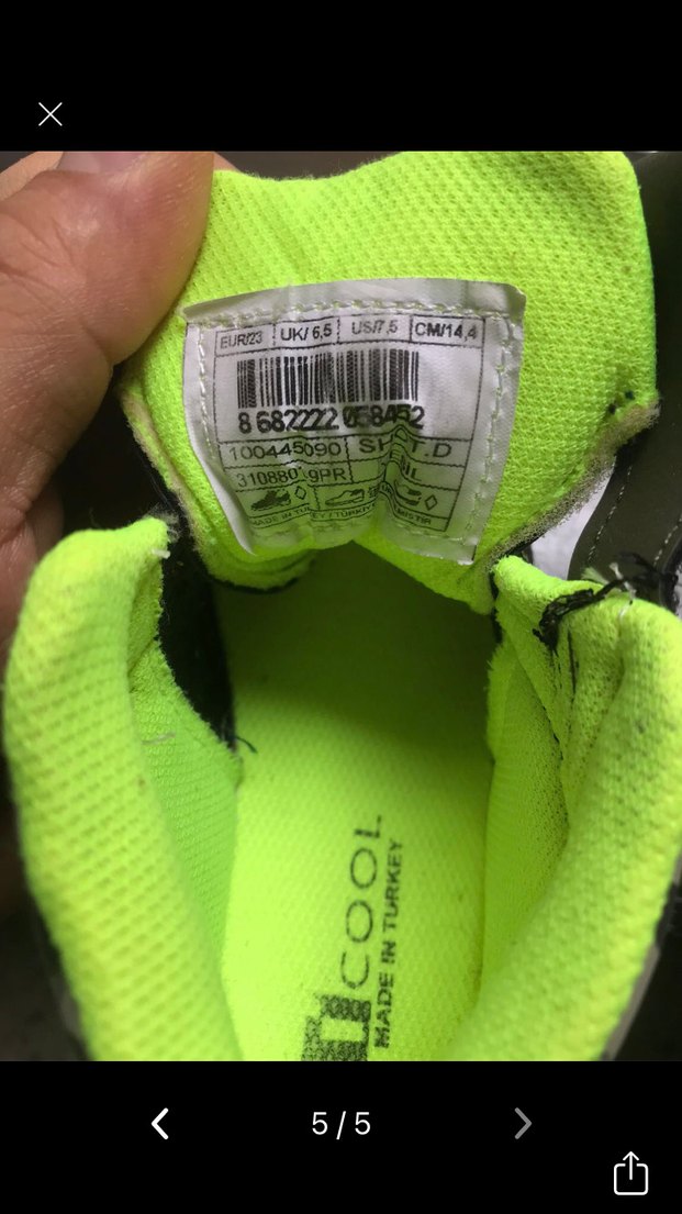 Erkek Çocuk Kamuflaj Desenli Cırt Cırtlı Bot - Görsel 5