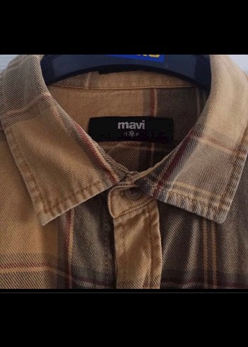 Uzun Kollu Düğmeli Kareli Erkek Gömlek - Görsel 2