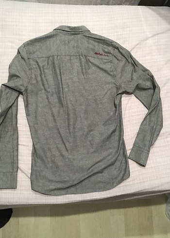 Ralp Lauren polo marka Uzun Kollu Keten Gömlek - Görsel 2