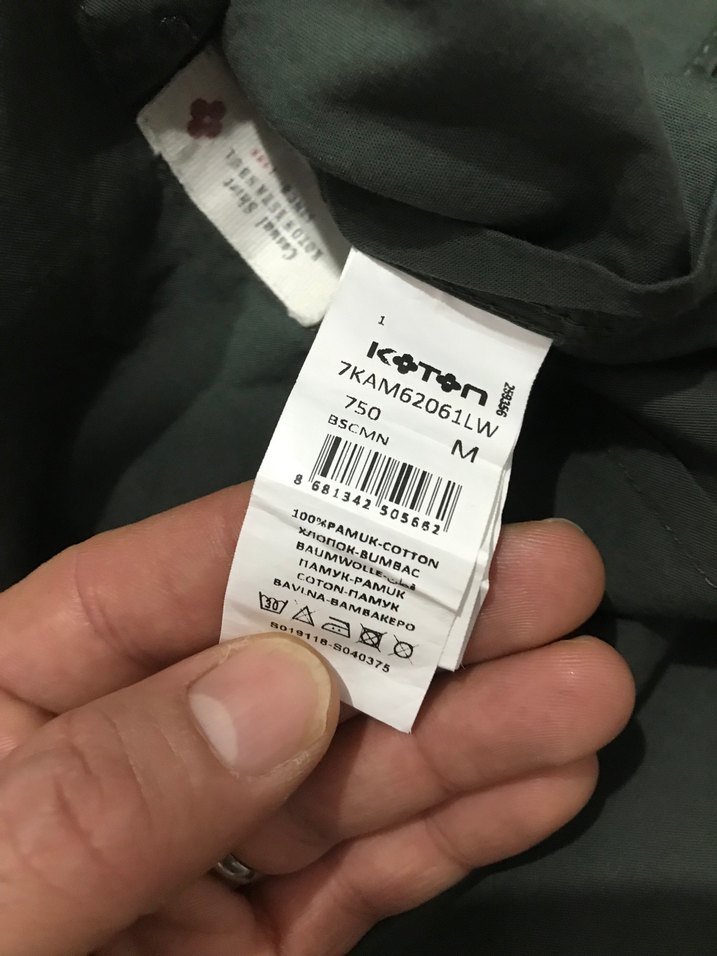 Erkek  Uzun Kollu Basic Gömlek - Görsel 4