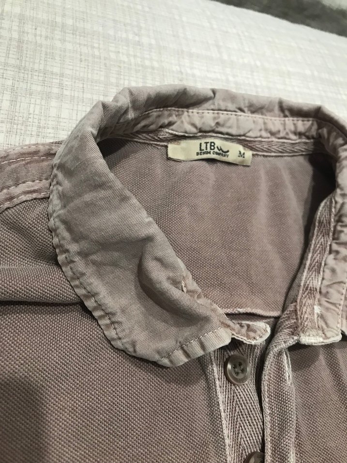 Ltb yıkamalı lacoste tişört - Görsel 3