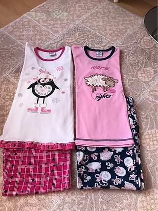 Tertemiz pijama takımı 6 yaş 116 cm 2 li takım