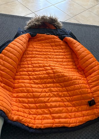 Kürklü uzun erkek çocuk Kaban - Görsel 8