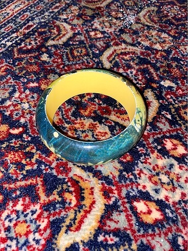 Beden çeşitli Renk hint bilekliği vintage Y2K tahta bileklik