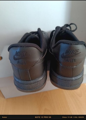 Siyah Bağcıklı Kadın Spor Ayakkabı - Görsel 7