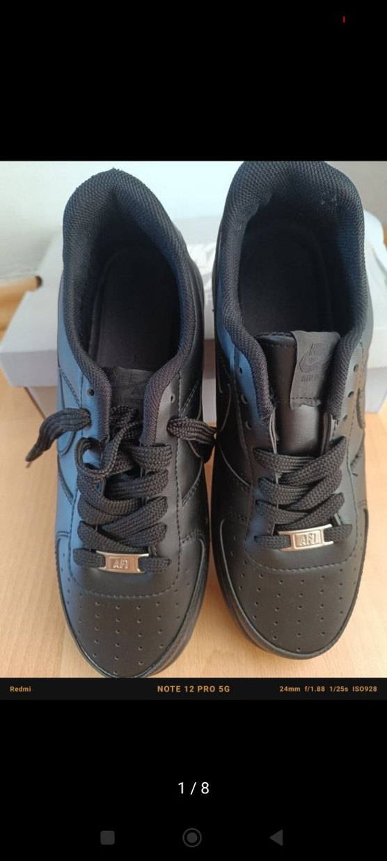 Siyah Bağcıklı Kadın Spor Ayakkabı - Görsel 3