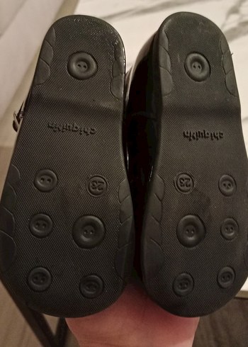 kullanilmadi Kemerli Siyah Kız Çocuk Babet Ayakkabı - Görsel 4
