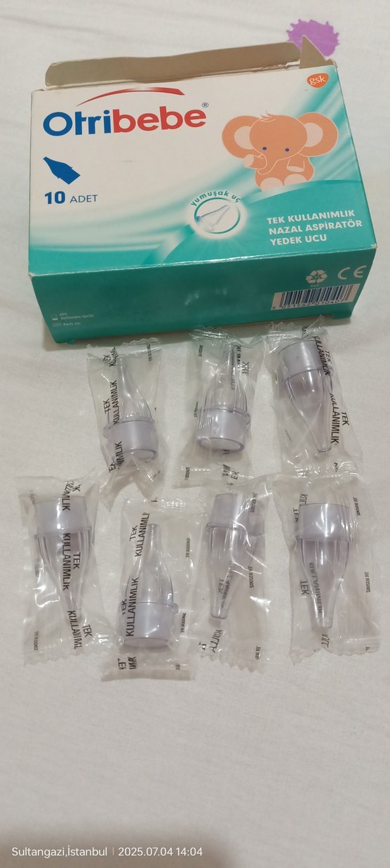 Otribebe Tek Kullanımlık Nazal Aspiratör Yedek uç - Görsel 3