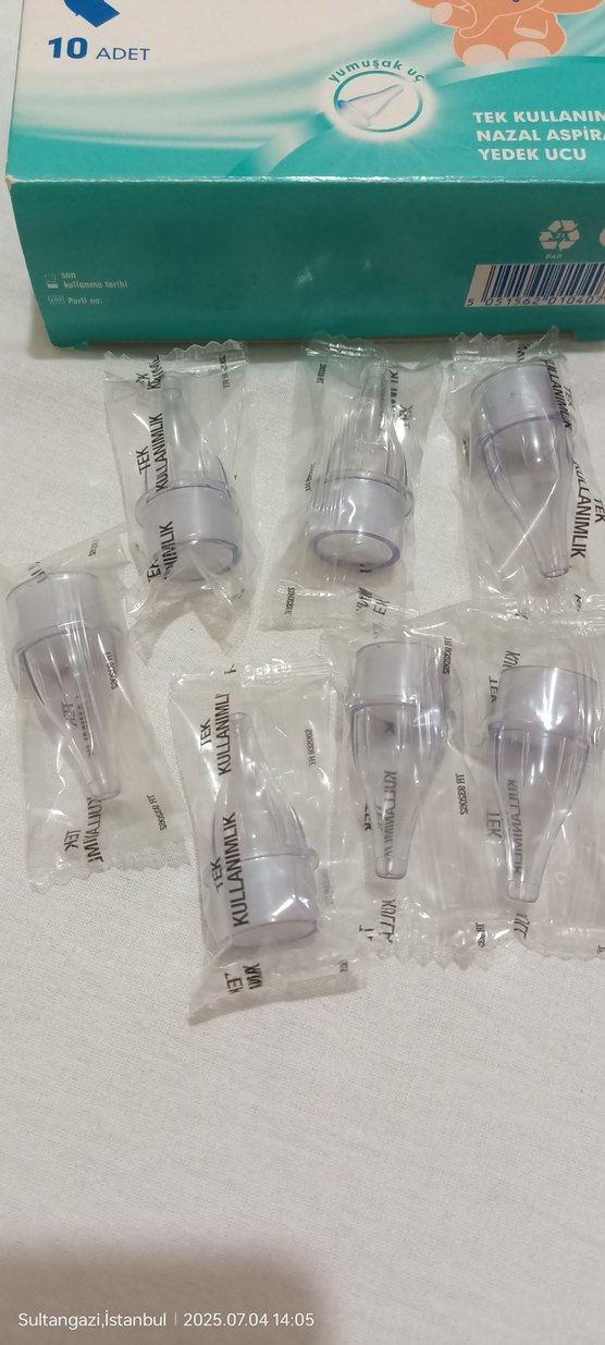 Otribebe Tek Kullanımlık Nazal Aspiratör Yedek uç - Görsel 5