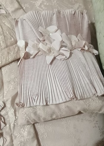 Nakışlı Pembe Yatak Örtüsü - Görsel 8