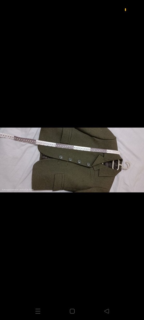 Erkek Keten Füme rengi Ceket ve Yelek Takım - Görsel 5