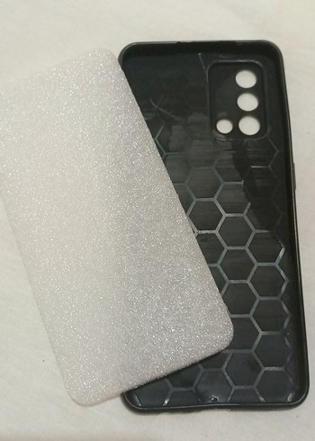 Siyah Elastik Telefon Kılıfı oppo A74 için - Görsel 3