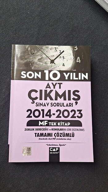  AYT SON 10 YIL ÇIKMIŞ MF ÇÖZÜMLÜ ÇAP YAYINLARI