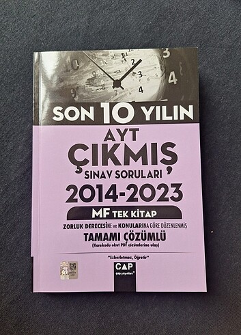 AYT SON 10 YIL ÇIKMIŞ MF ÇÖZÜMLÜ ÇAP YAYINLARI