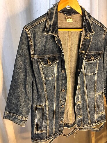 36 Beden H&M Mavi Kot Ceket