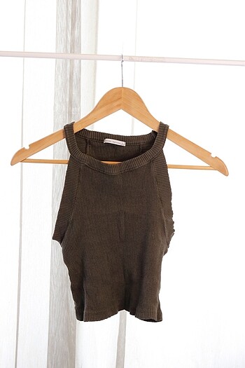 Bershka haki Crop