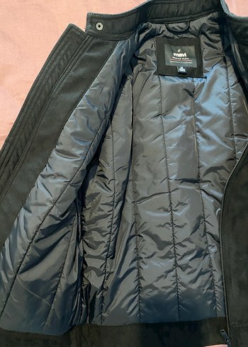 Siyah Erkek Süet Biker Ceket - Görsel 5