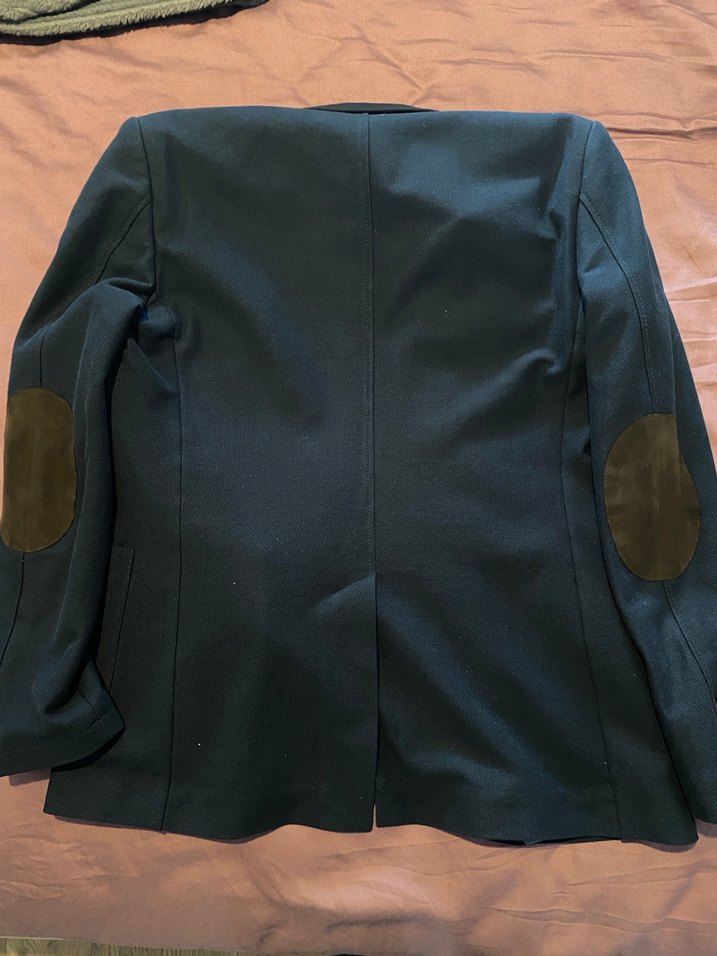 Lacivert Erkek Ofis Takımı, Düğmeli, Normal Boy - Görsel 2