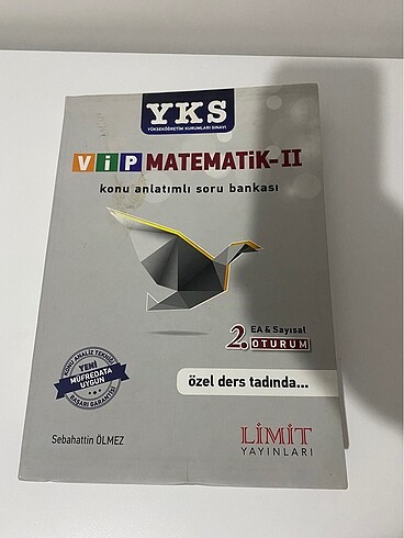 YKS matematik II konu anlatımlı soru bankası