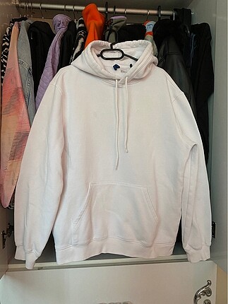 H&M beyaz oversize sweatshirt