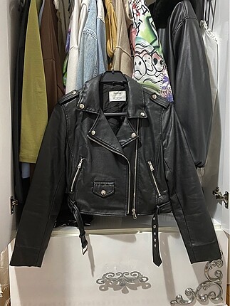 Bershka deri ceket