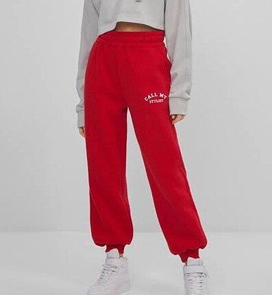Bershka kırmızı jogger