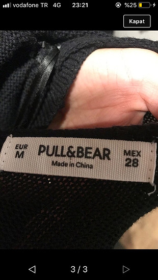 m Beden Pull&Bear Kazak