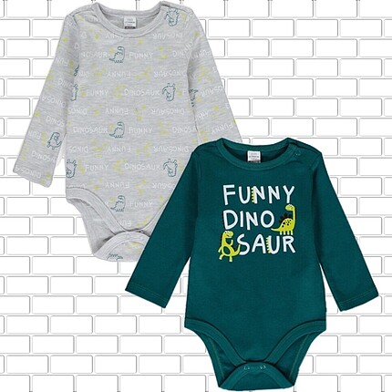Uzun kollu çıtçıtlı body