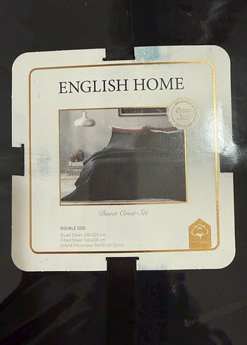 Siyah Saten English Home Nevresim Takımı - Görsel 2
