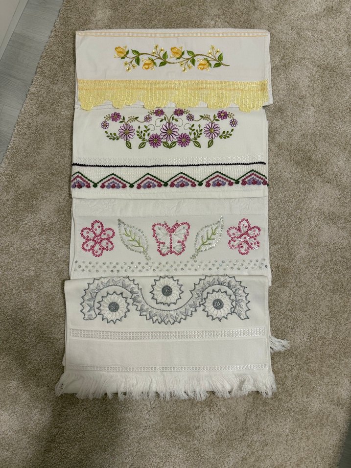 Nakışlı Çeyizlik Havlu - Görsel 2