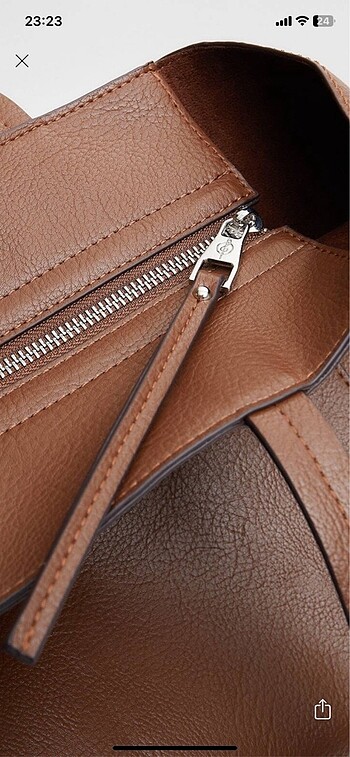  Beden kahverengi Renk #stradivarius#çanta#sıfır