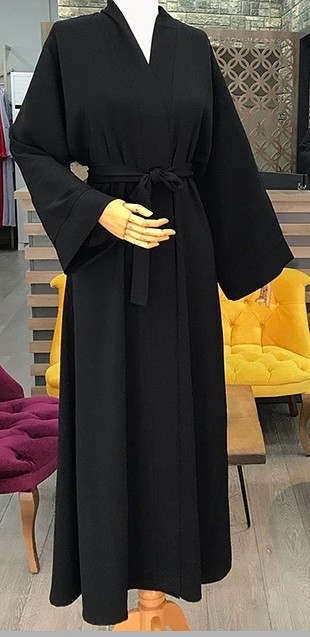 kuşaklı abaya 