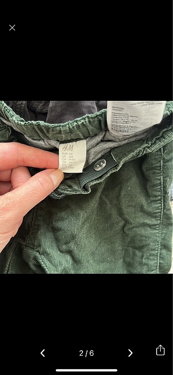H&M Süet pantolon